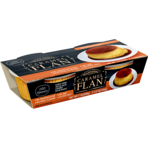 Queen Carmel Flan 2Pk